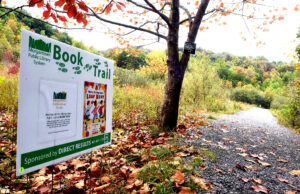 Book Trail in gardens